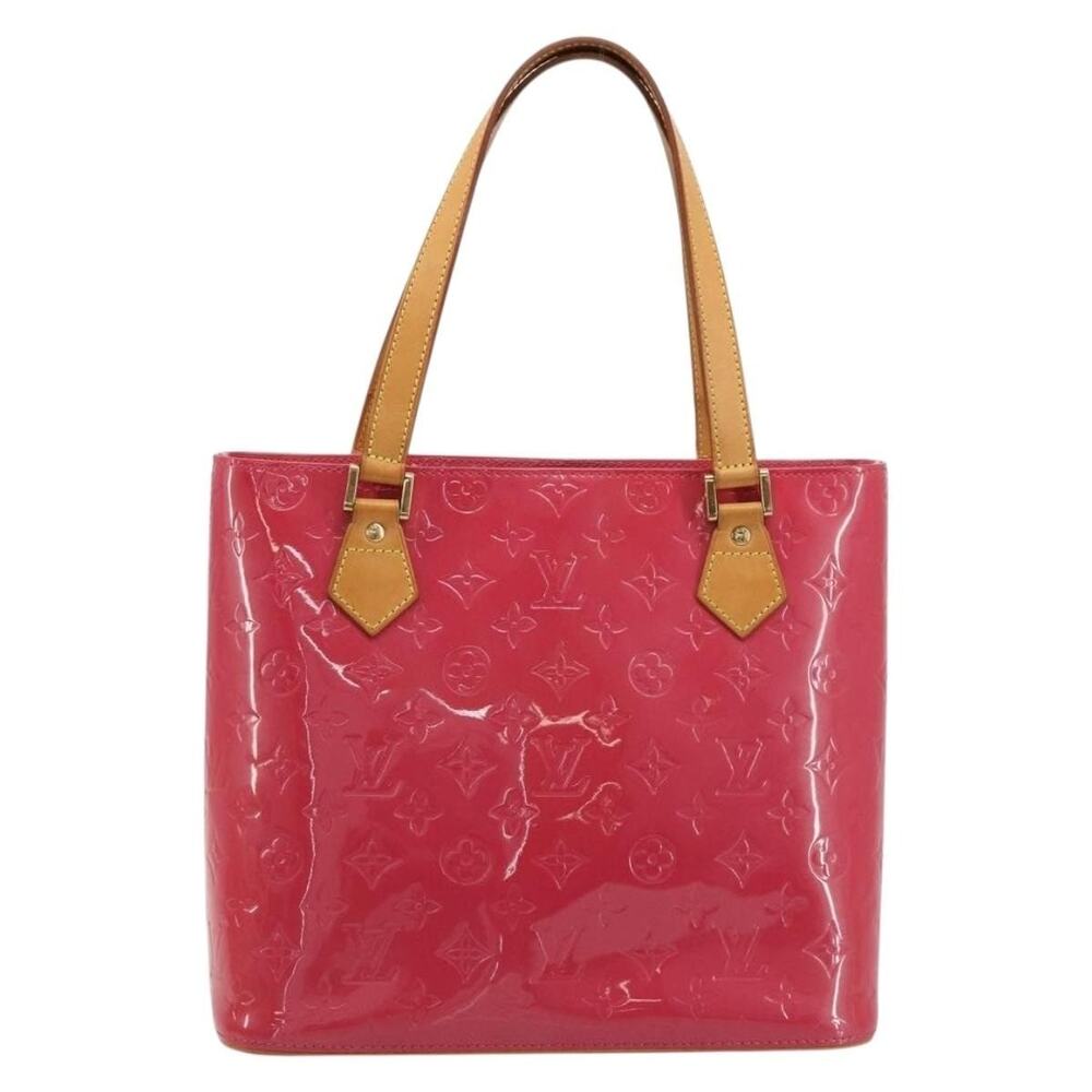 Louis Vuitton Monogram Vernis Houston Handbag Pink
